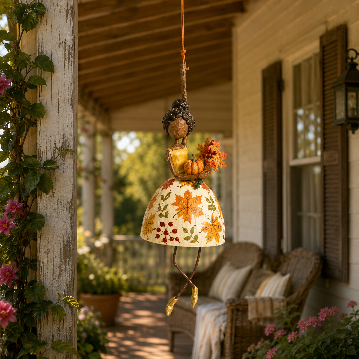 Whimsical Dancing Lady Hanging Ornament