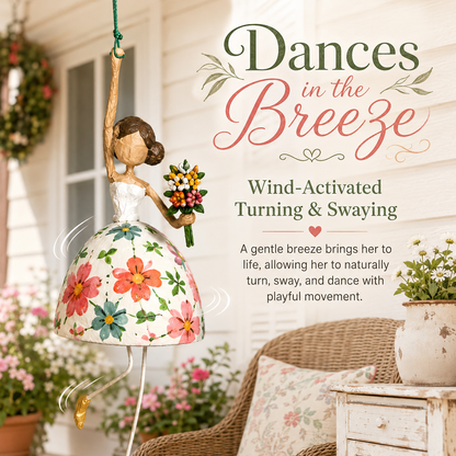 Whimsical Dancing Lady Hanging Ornament