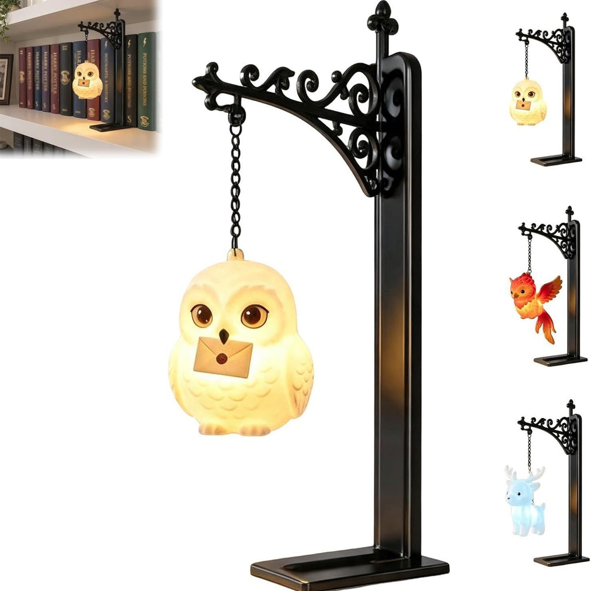 Christmas Bookshelf Character Light