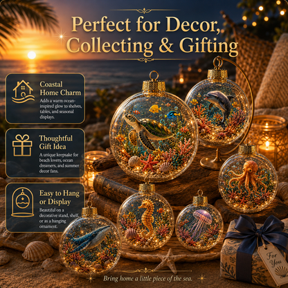 Lighted Ocean Animal Diorama Ornament