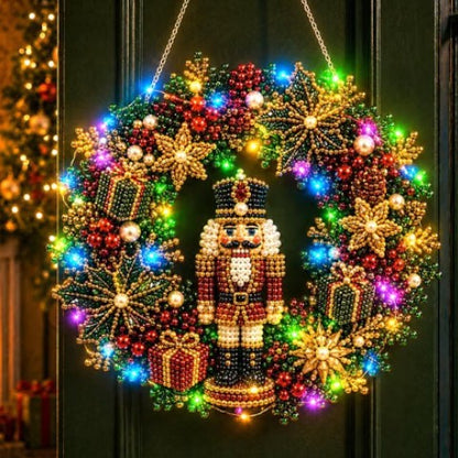 DIY Pearl Light Christmas Wreath Kit