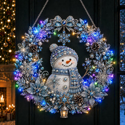 DIY Pearl Light Christmas Wreath Kit