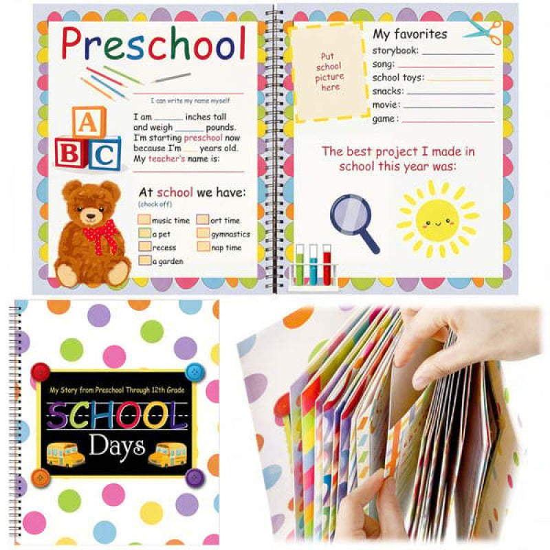School Years Memory Book for K–12
