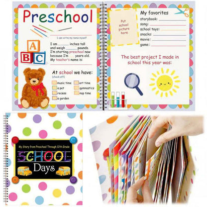 School Years Memory Book for K–12