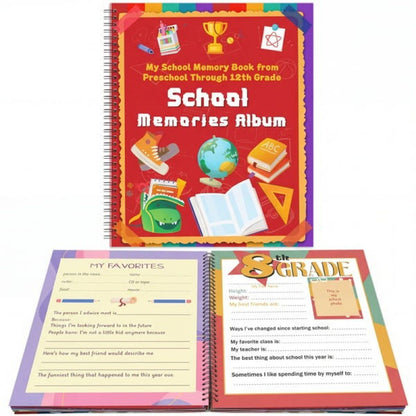 School Years Memory Book for K–12