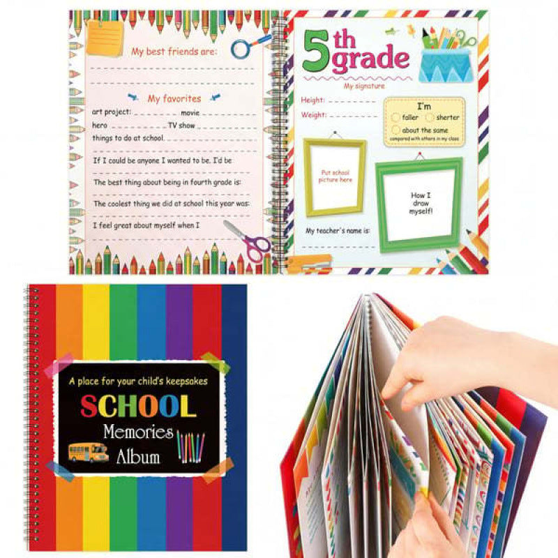 School Years Memory Book for K–12