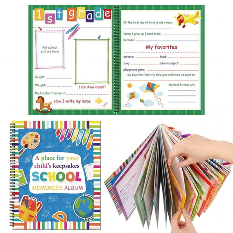 School Years Memory Book for K–12