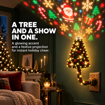 Christmas Tree Projection Night Light