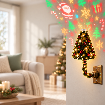 Christmas Tree Projection Night Light