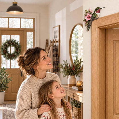 Metal Bird Door Topper for Nature-Inspired Room Décor