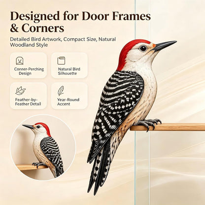 Metal Bird Door Topper for Nature-Inspired Room Décor
