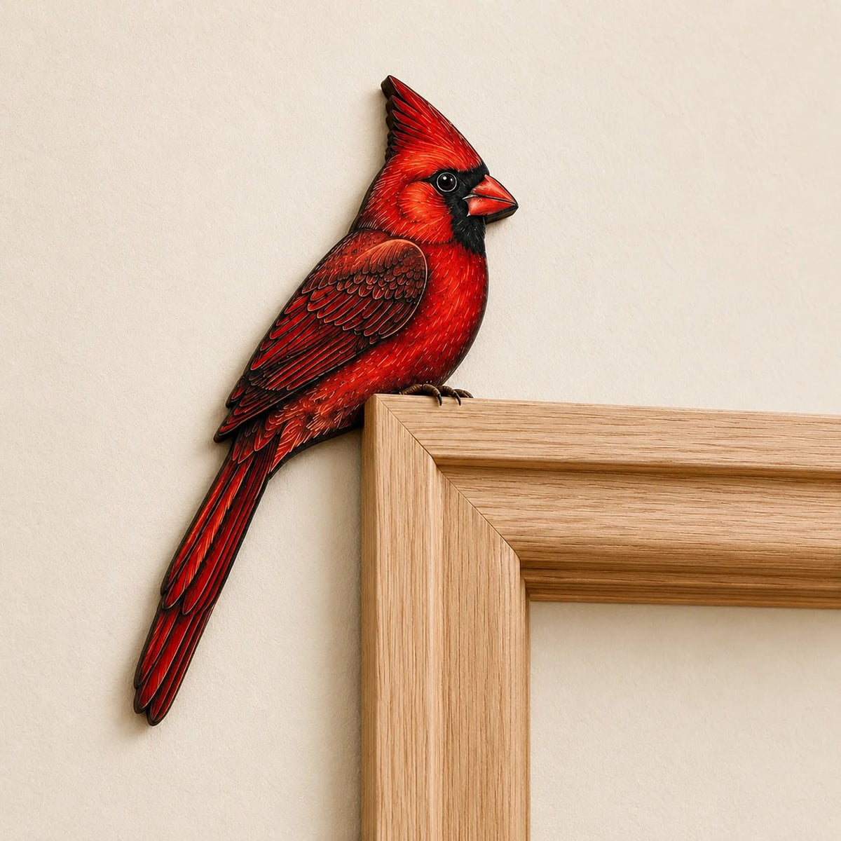Metal Bird Door Topper for Nature-Inspired Room Décor