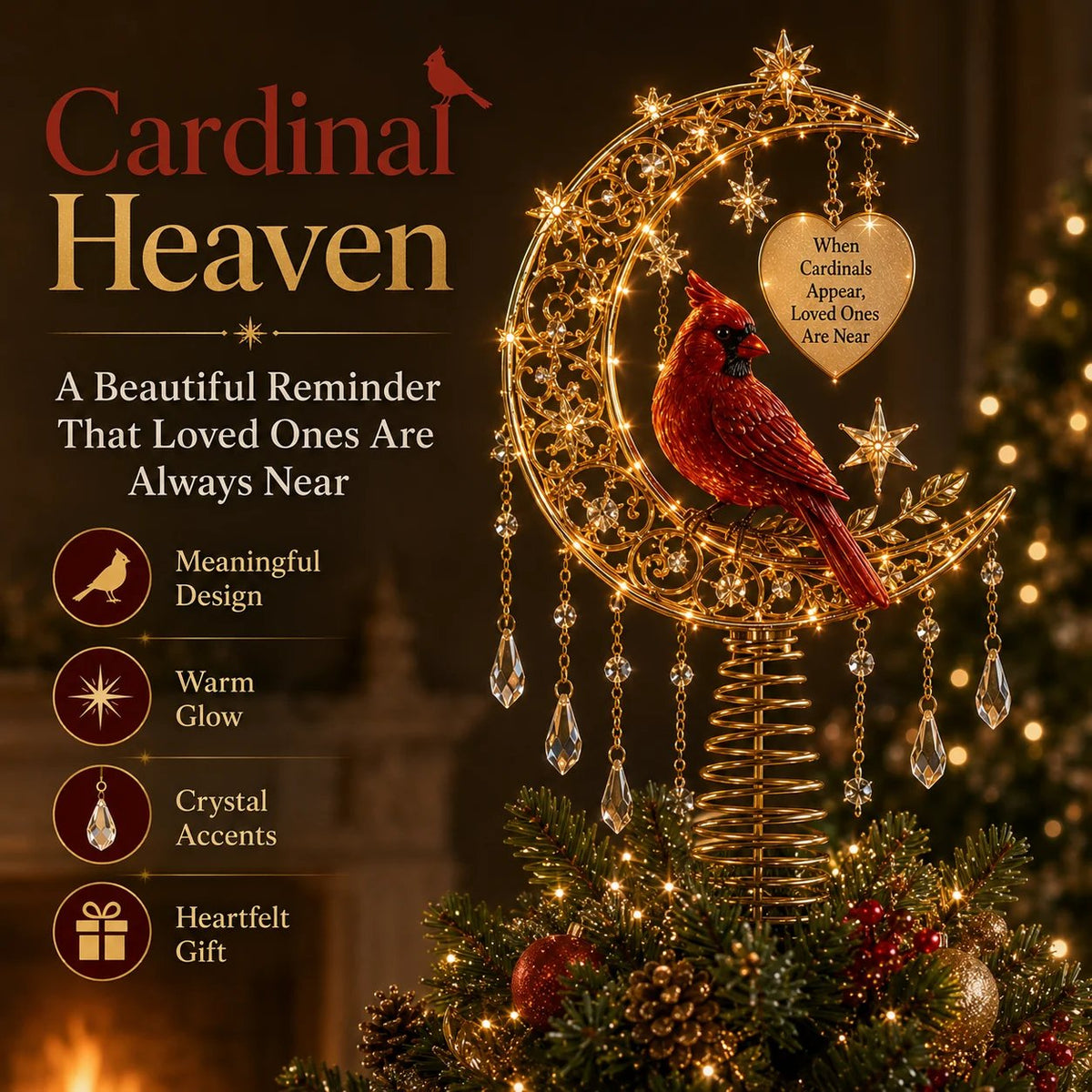 Lighted Christmas Tree Topper Collection for Meaningful Holiday Displays