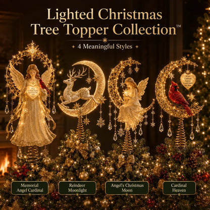 Lighted Christmas Tree Topper Collection for Meaningful Holiday Displays