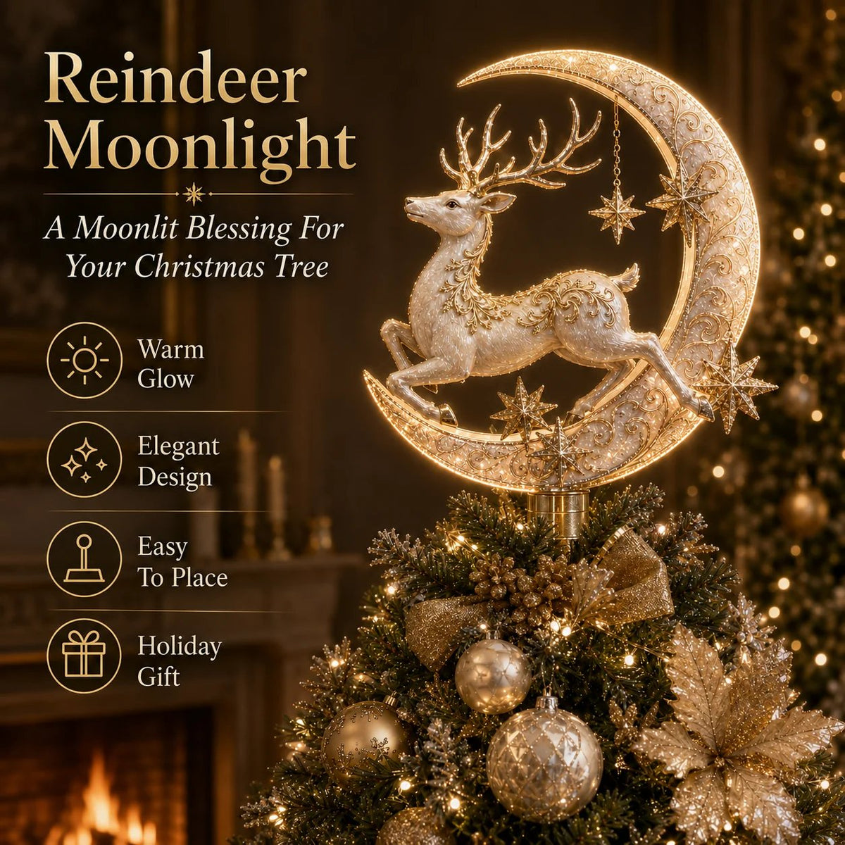 Lighted Christmas Tree Topper Collection for Meaningful Holiday Displays