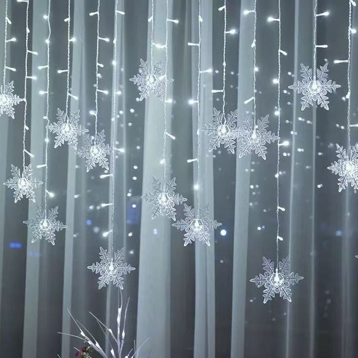 Solar 162-LED Icicle String Lights for Festive Outdoor Displays