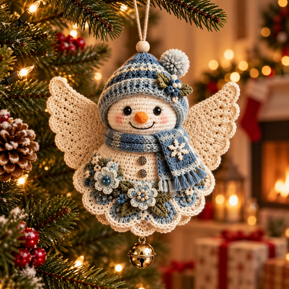 DIY Crochet Christmas Character Ornament Kit