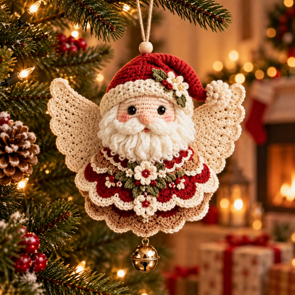 DIY Crochet Christmas Character Ornament Kit