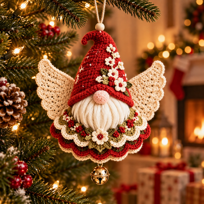 DIY Crochet Christmas Character Ornament Kit
