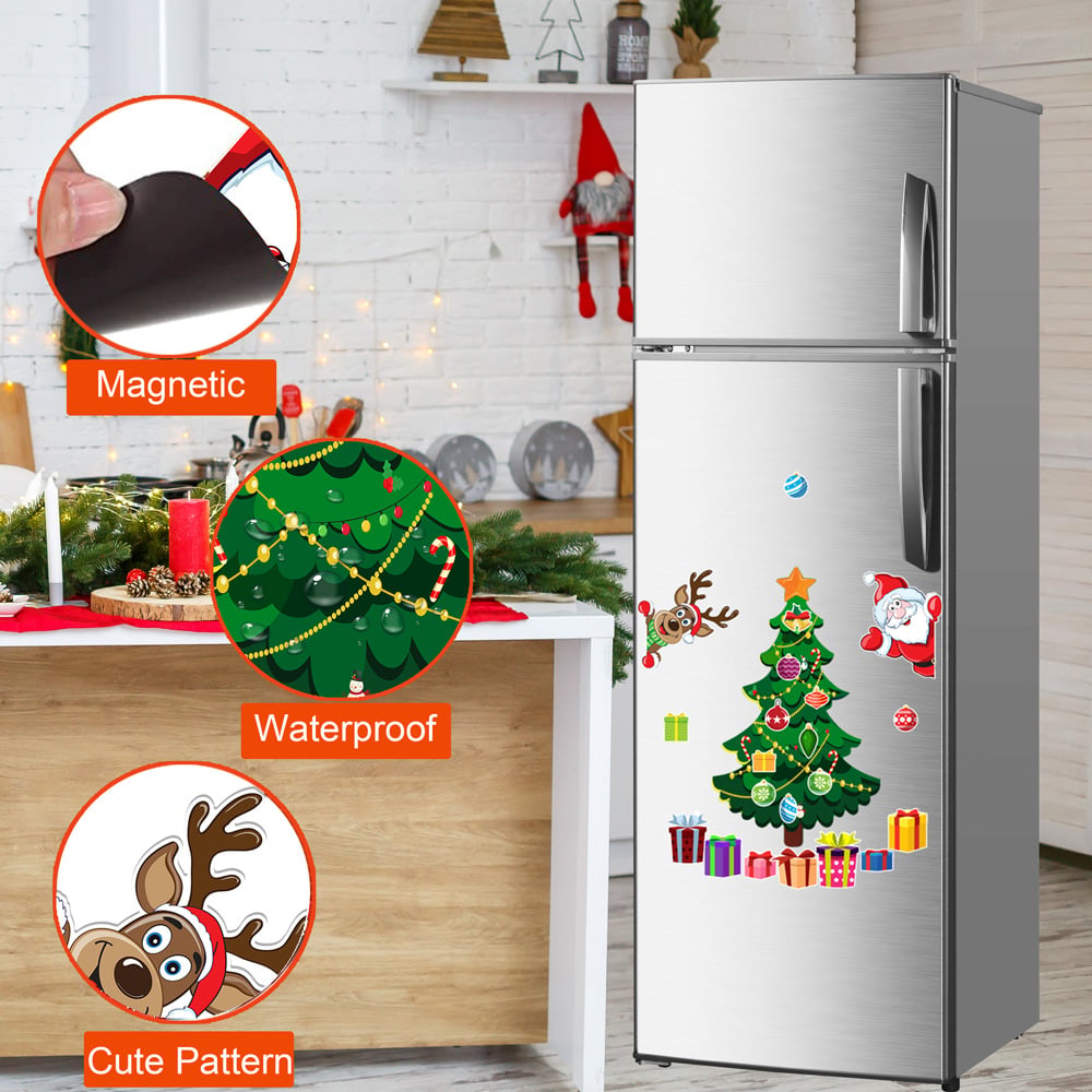 Magnetic Christmas Fridge Decoration Set