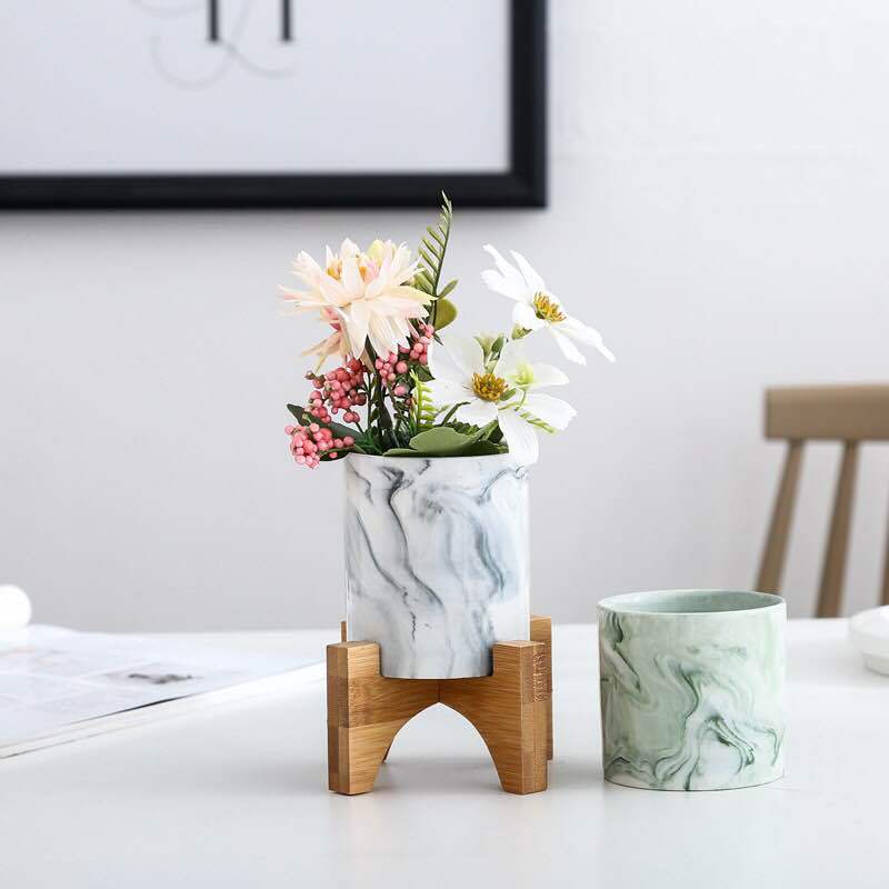 Ceramic Marble.Scented Candles.Soy wax