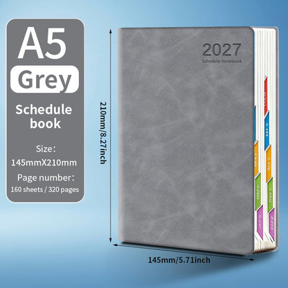 2027 A5 Daily Planner