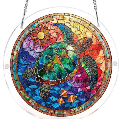Christmas Window Suncatcher in Eight Festive Designs
