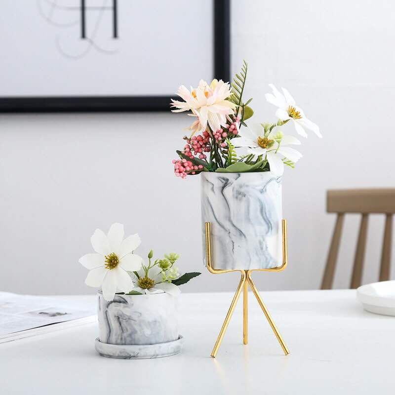 Ceramic Marble.Scented Candles.Soy wax