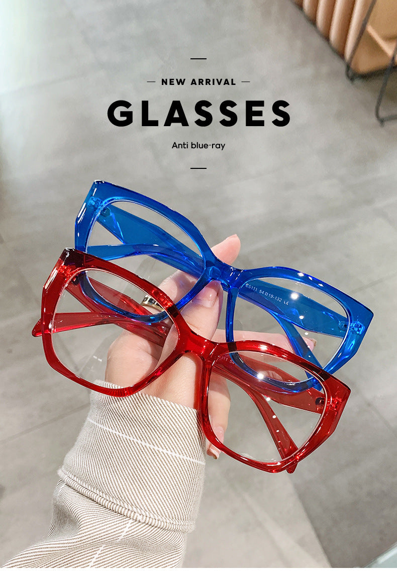 Oversized Blue-Light Fashion Glasses