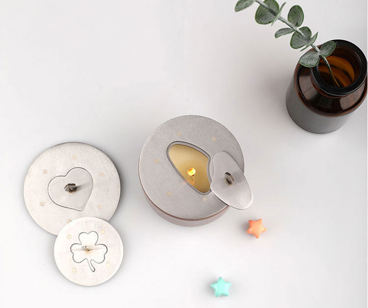 Decorative Metal Candle Topper for Jar Candles