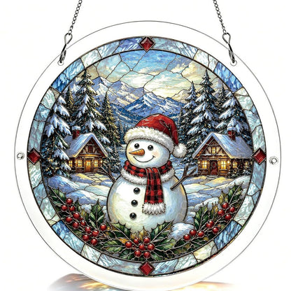 Christmas Window Suncatcher in Eight Festive Designs