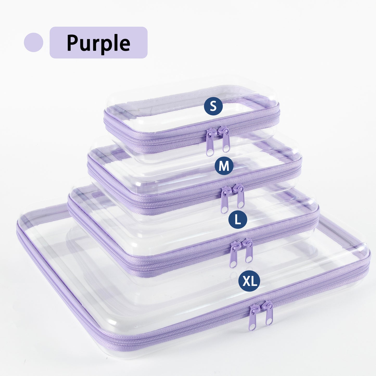 Clear Hard Shell Zipper Case