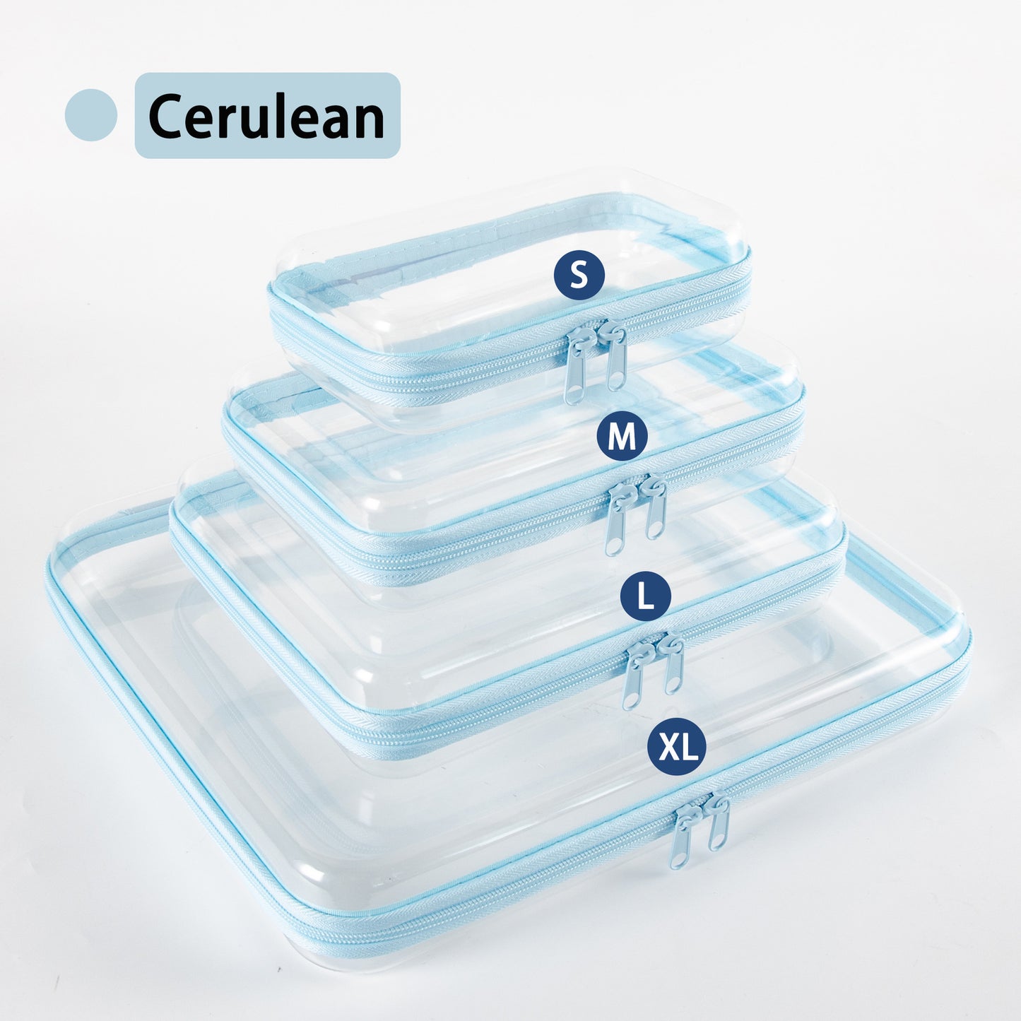 Clear Hard Shell Zipper Case