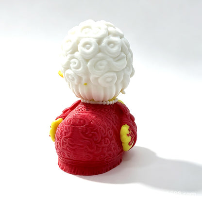 3D-Printed Country Glam Queen Duck Figurine
