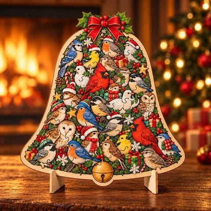 Christmas Keepsake Wooden Puzzle Ornament for Family Traditions