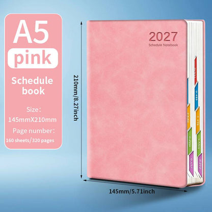 2027 A5 Daily Planner