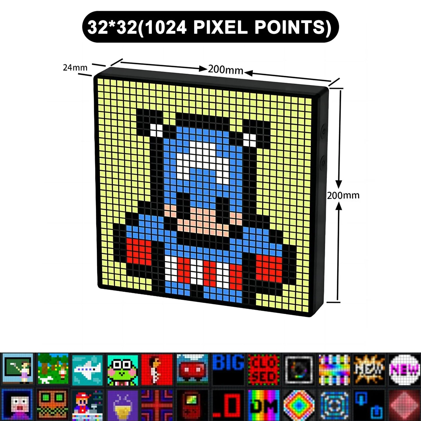 PixelVibe™ DIY Retro Gaming Screen