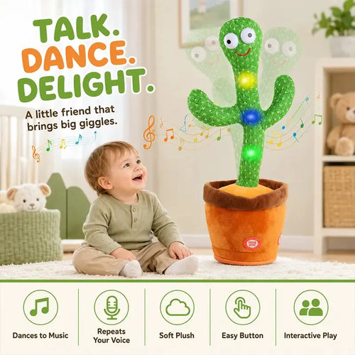 Rechargeable Dancing and Talking Cactus Toy
