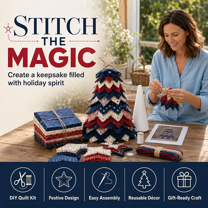 Quilted DIY Tabletop Tree Kit