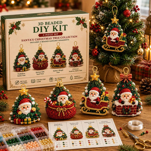 DIY Christmas Beaded Ornament Craft Kit - image 1
