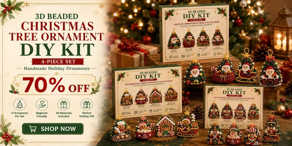 DIY Christmas Beaded Ornament Craft Kit - image 6