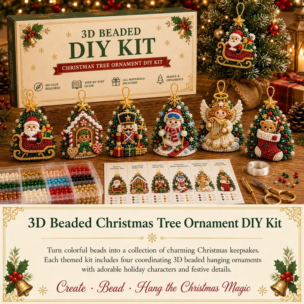 DIY Christmas Beaded Ornament Craft Kit - image 7
