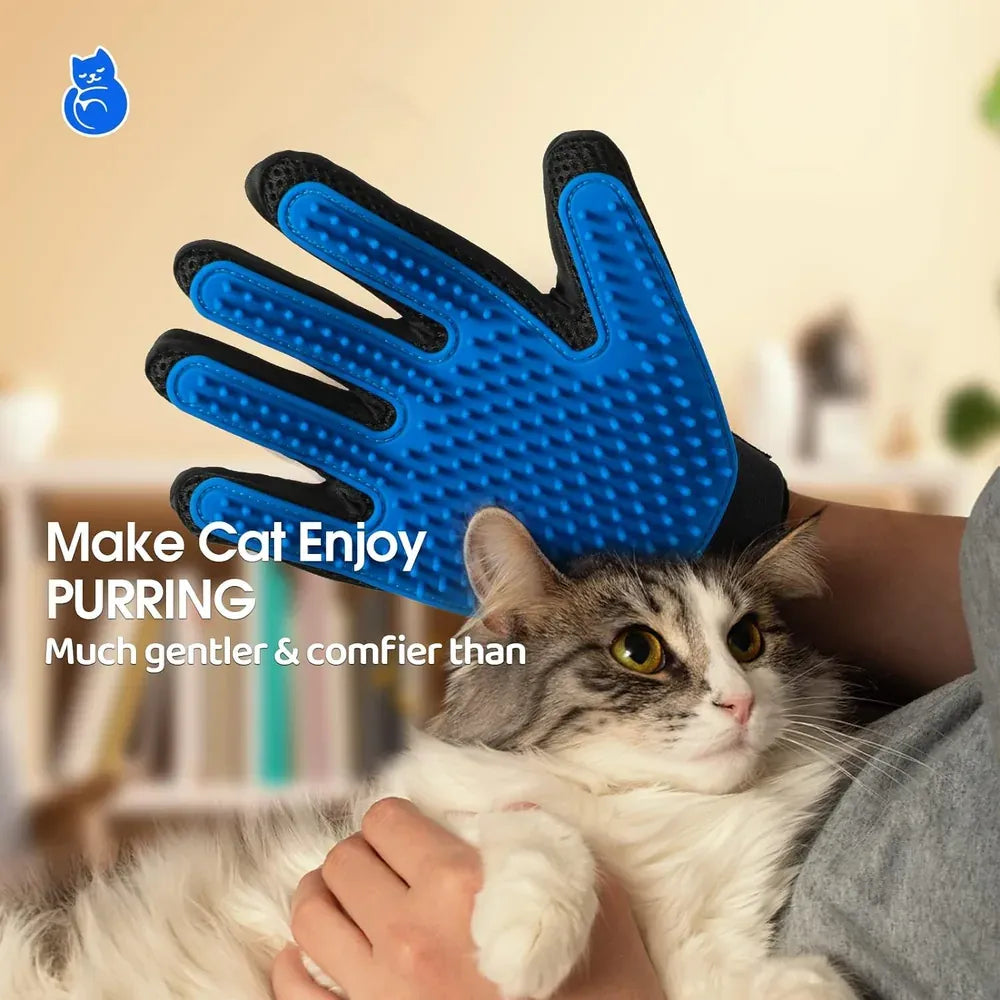 Double-Sided Pet Grooming Gloves – Left & Right Pair - image 6