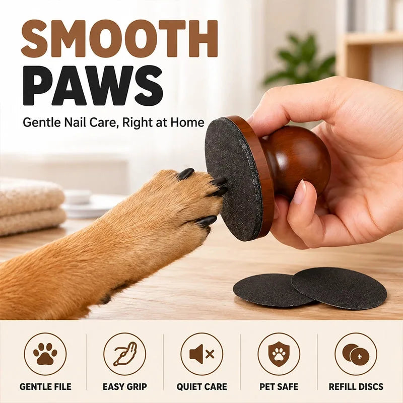2-Pack Silent Manual Dog Nail File Boards