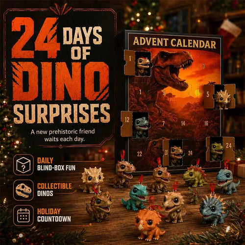 Dinosaur Adventure Blind-Box Countdown Calendar