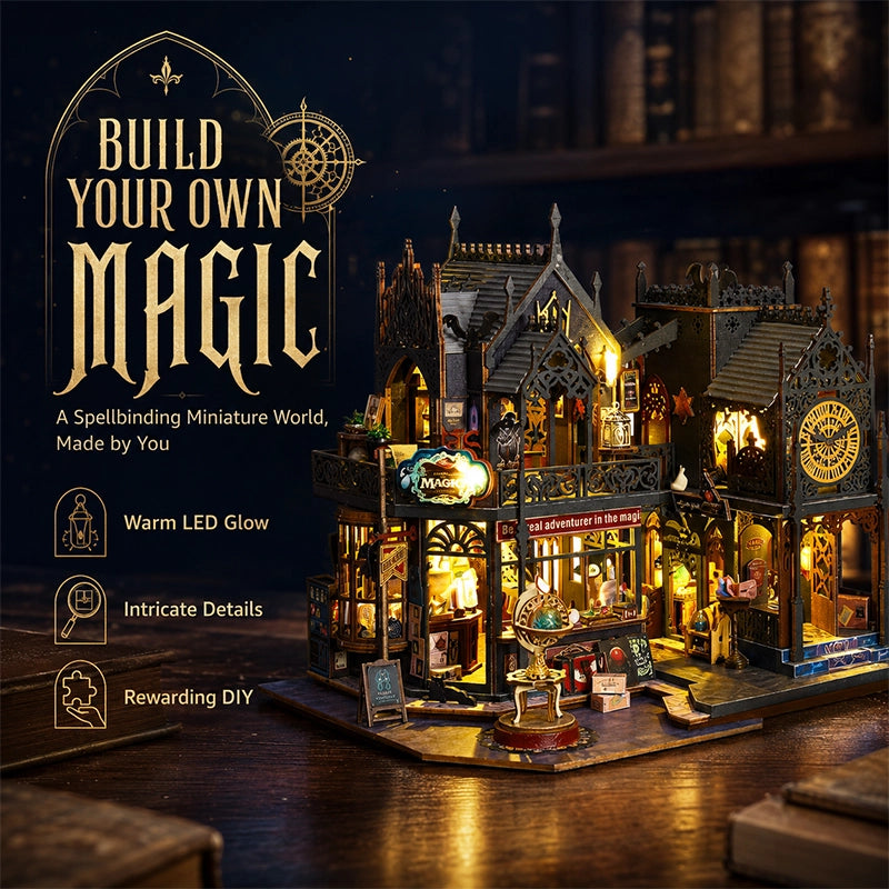 DIY Holo Magic City Miniature House Kit