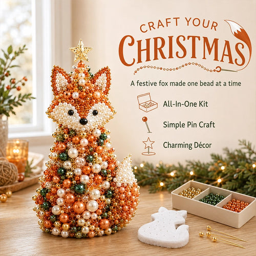 DIY Beaded Animal Christmas Tree Ornament Kit – 9 Designs