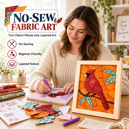 DIY Fabric Art Kit – 14 Designs