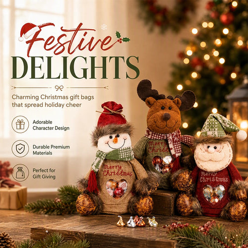 Christmas Character Candy Gift Bag