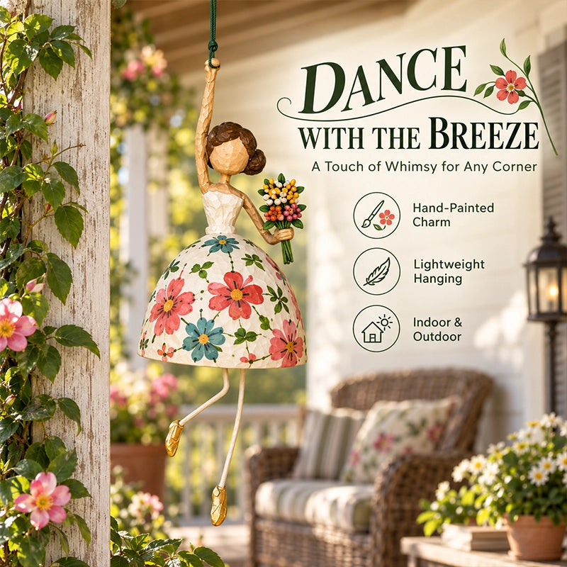 Whimsical Dancing Lady Hanging Ornament